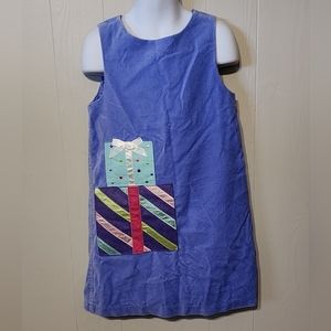 Talbots Kids Blue Purple Sleeveless Dress Party Birthday Jumper Size 5 A419‎